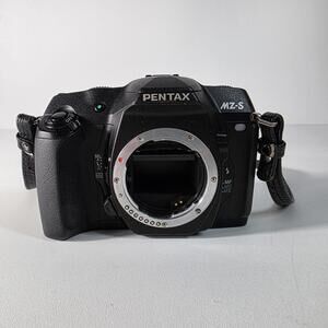 Pentax MZ-S 35mm SLR Black Body Only - Works!
